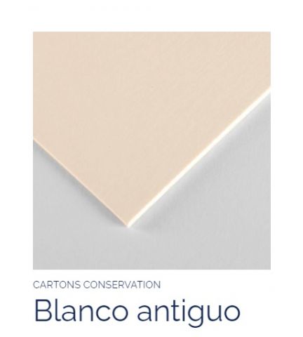 CARTÓN CONSERVACIÓN 81x120cm (1,8mm) CANSON blanco antiguo