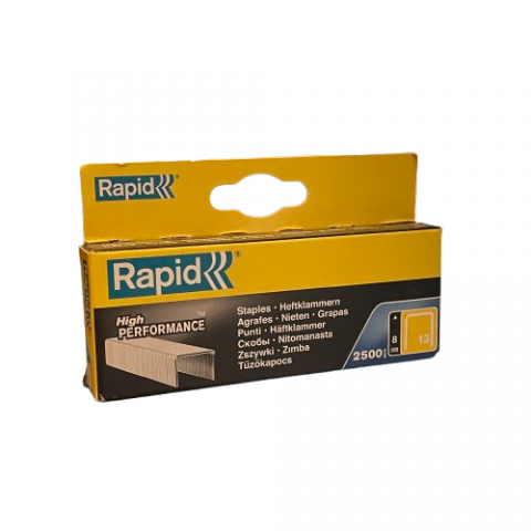 GRAPAS RAPID ACERO GALVANIZADAS 13/8mm 2500 U