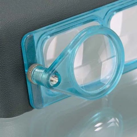 OptiLoupe - Lente adicional de 2,5x para OptiVISOR