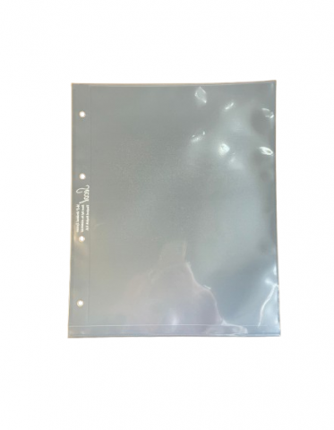 FUNDAS POLIESTER 75 MIC P/CAJA ANILLAS 1 DIV. 230x305mm (PACK 25)