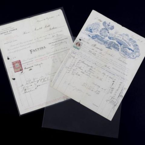 605x845mm CARPETILLA DE POLIESTER (PACK 50) 75mic DIN A1