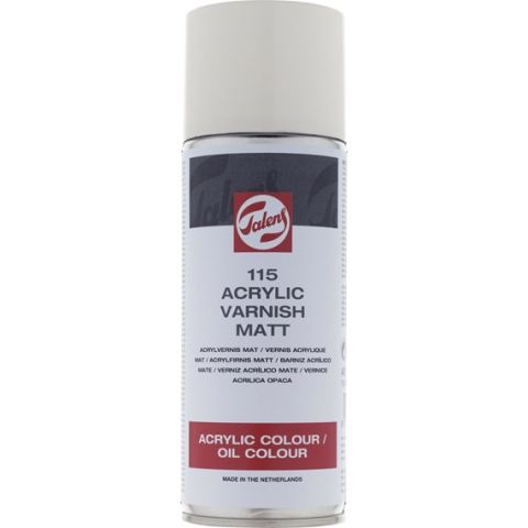 BARNIZ MATE ÓLEO/ACRÍLICO 115 (Talens) Spray 400ml