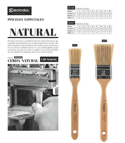 BROCHA CERDA DOBLE Serie 8247 Nº 24 (Escoda)