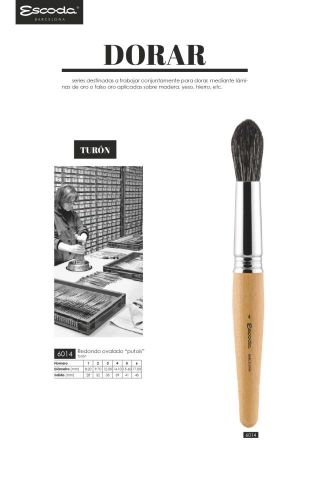 BROCHA PARA DORAR  Serie 6014 Nº 2 (Escoda)