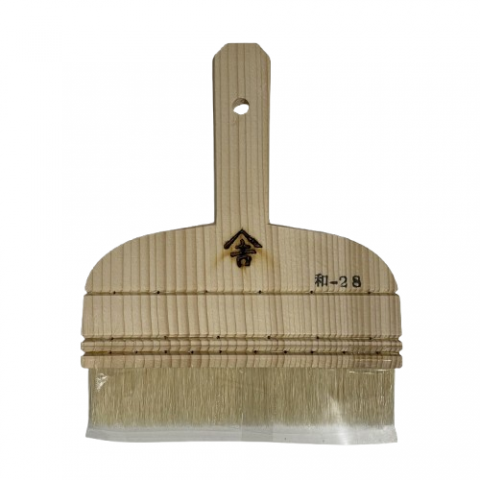 TSUKEMAWASHIBAKE. Shape paste brush. Pelo de cerdo 150mm