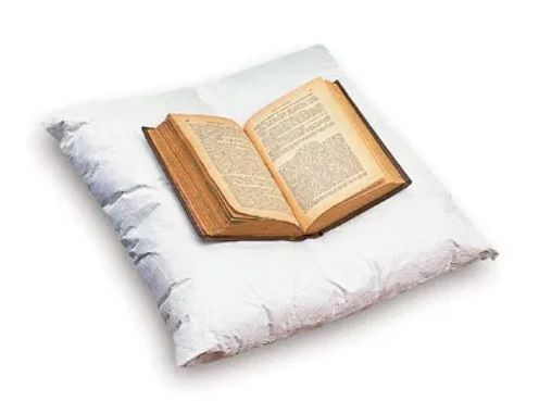 ALMOHADA SOPORTE LIBROS 45X45cm