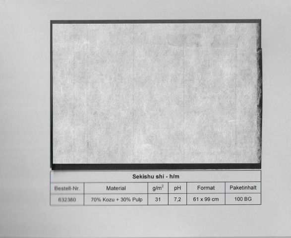PAPELES JAPONESES SEKISHU-SHI 61x99cm 31grs