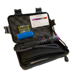 LINTERNA LED ULTRAVIOLETA 365nm RECARGABLE c/estuche