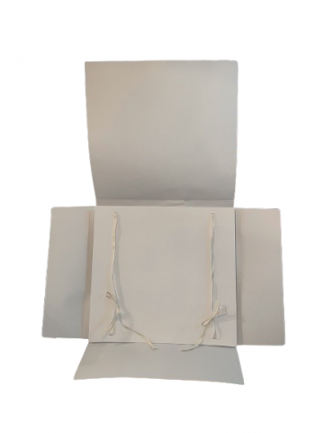 CARPETA C/SOLAPAS Y CINTAS CORRUGADO 680x730x35mm
