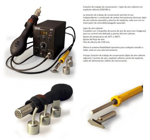 LAPIZ DE AIRE CALIENTE CON ESPATULA CALIENTE