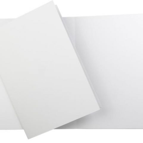 CARPETILLAS SENCILLAS PAPEL BLANCO 170grs 345x220mm (PACK 50)