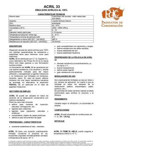 ACRILL 33 (1 kilo)