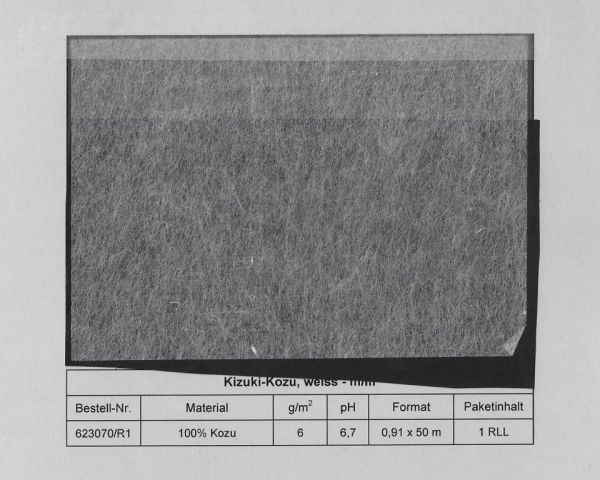 PAPELES JAPONESES KIZUKI-KOZU ROLLO 0.91x50m 6grs